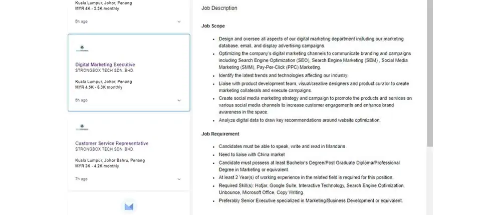 IMPORTANT ANNOUNCEMENT - UNAUTHORIZE JOB POST & POTENTIAL JOB ADVERTISEMENT SCAM 3 JobstreetJobAdvertisementScamPost3 1000x430 1