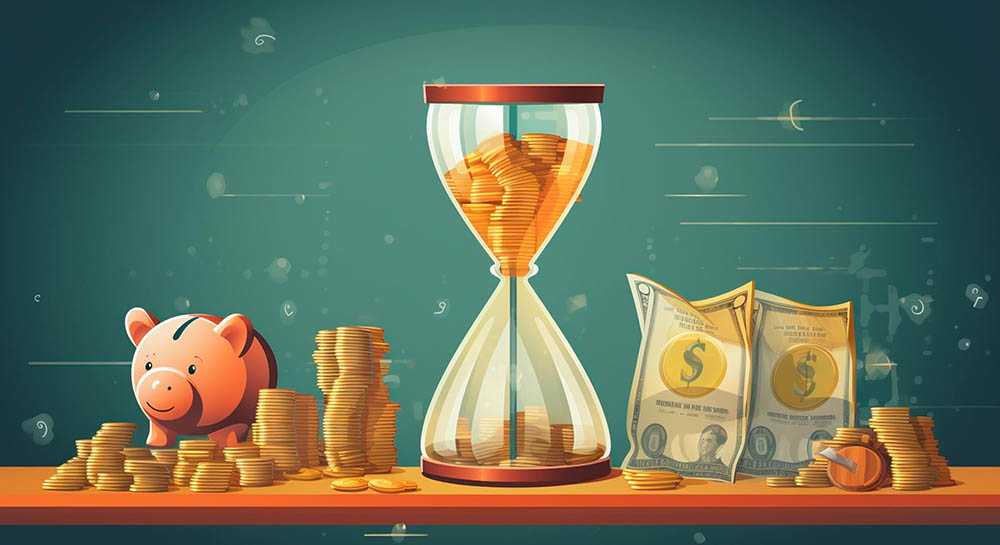 5 Important Reasons to Outsource Your Web Design & Development 1 Piggy bank money and time